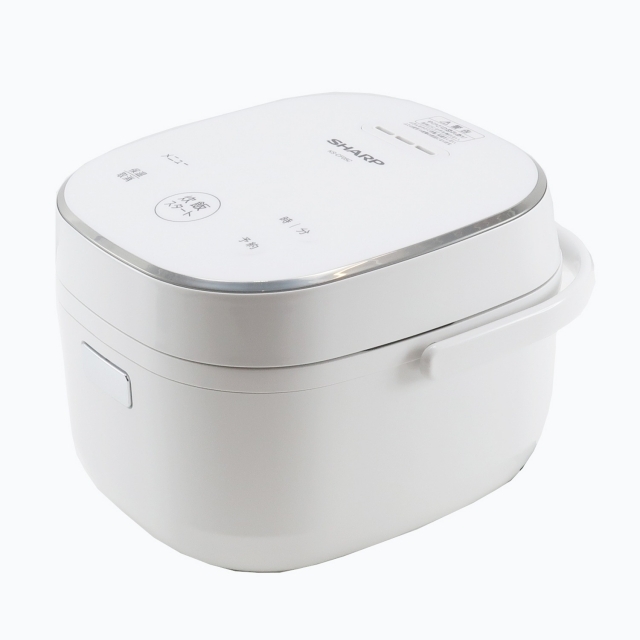 素敵でユニークな 【SHARP】シャープ 3合 KS-CF05C-W _ 炊飯器 炊飯器