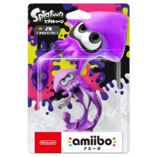 ニンテンドウ(任天堂)のamiibo イカ【ネオンパープル】 (スプラトゥーンシリーズ)(家庭用ゲームソフト)