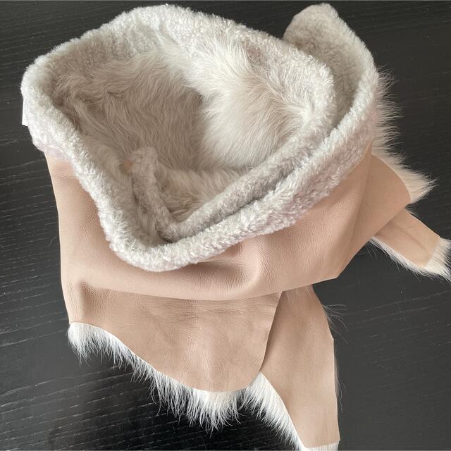 ユナイテッドトウキョウ 【美品】カールドノヒュー風 ファーショール