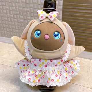LOVOT ラボット お洋服 白お花柄(リボン別売り)の通販 by なお70 LOVOT ラボット お洋服 白お花柄(リボン別売り)の通販 by なお70