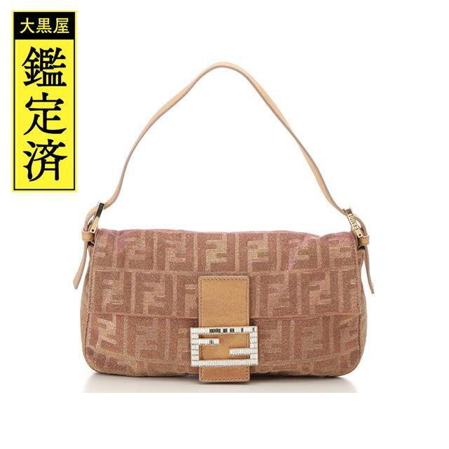 FENDI(フェンディ)のFENDI　ズッカ　グリッターマンマバケット　 8BR600　【431】 レディースのバッグ(ハンドバッグ)の商品写真