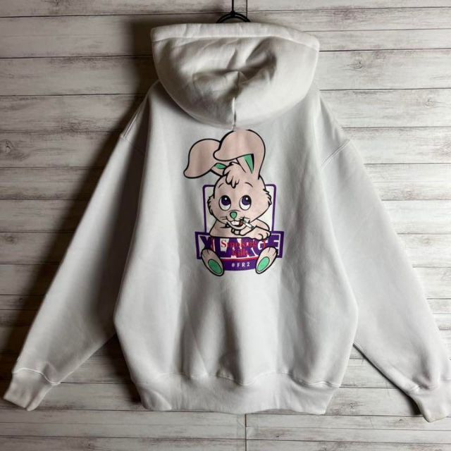 【最高デザイン】FR2 XLARGE 限定コラボ 希少 パーカー バックプリント