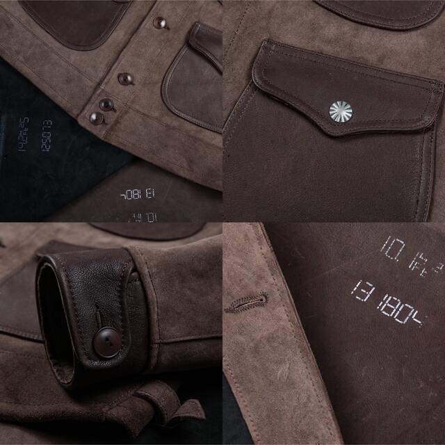 XXLサイズ　ブラウン専用　レザージャケット18〜20ミリなめしの種類