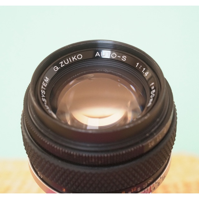 OLYMPUS(オリンパス)のオリンパス G.ZUIKO AUTO-S 50mm F1.4 オールドレンズ  スマホ/家電/カメラのカメラ(レンズ(単焦点))の商品写真
