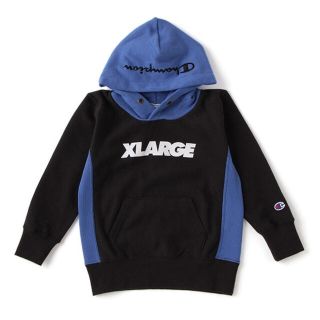 エクストララージ(XLARGE)のXLARGEキッズ×チャンピオン　パーカー(Tシャツ/カットソー)