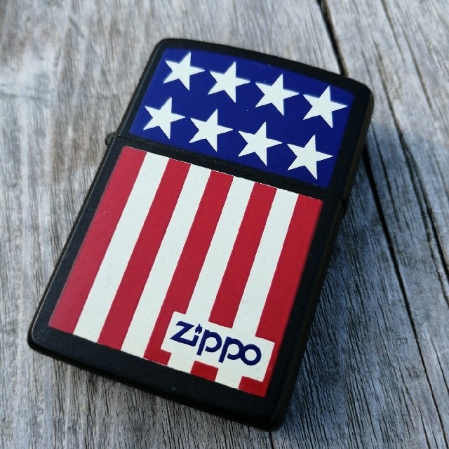 zippo 2019年 アメリカ合衆国 星条旗 レギュラージッポ - 小物