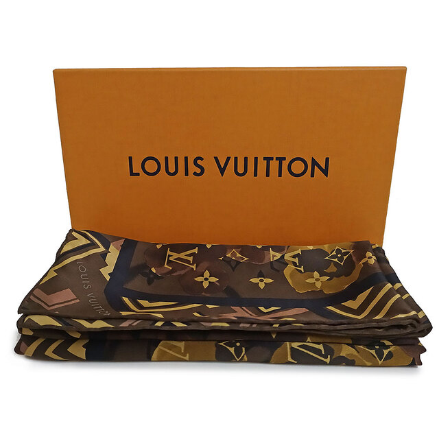 LouisVuitton  LV  ルイヴィトン　シルク　スカーフ 100%入園式