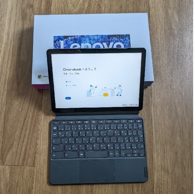 スマホ/家電/カメラlenovo duet chromebook ほぼ新品です