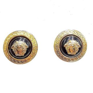 ジャンニヴェルサーチ(Gianni Versace)の美品 ジャンニヴェルサーチ ヴェルサーチェ イヤリング 20-22082403(イヤリング)