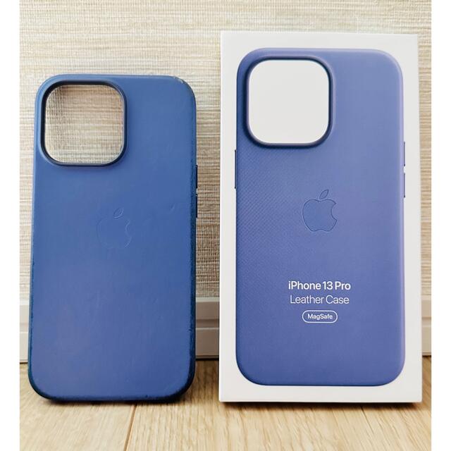 Apple(アップル)のiPhone 13proレザーケース　ウィステリア スマホ/家電/カメラのスマホアクセサリー(iPhoneケース)の商品写真