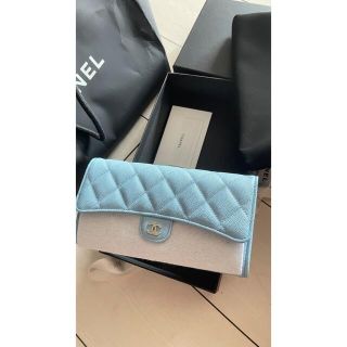 シャネル(CHANEL)の新品シャネルフラップ長財布  マトラッセ2つ折長財布(長財布)