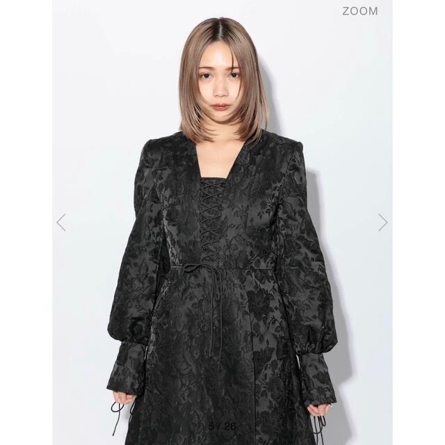 melt the lady♡フラワージャガードロングドレス レディース