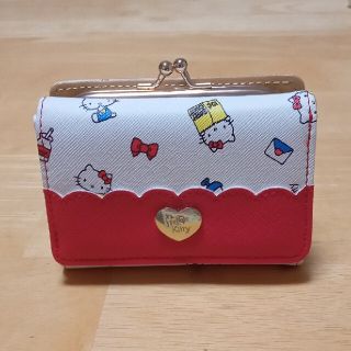 ハローキティ(ハローキティ)のキティ👛三つ折口金ミニ財布(財布)