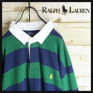 Ralph Lauren - 新品 90s POLO Ralph Lauren ラガーシャツ 太ボーダー 