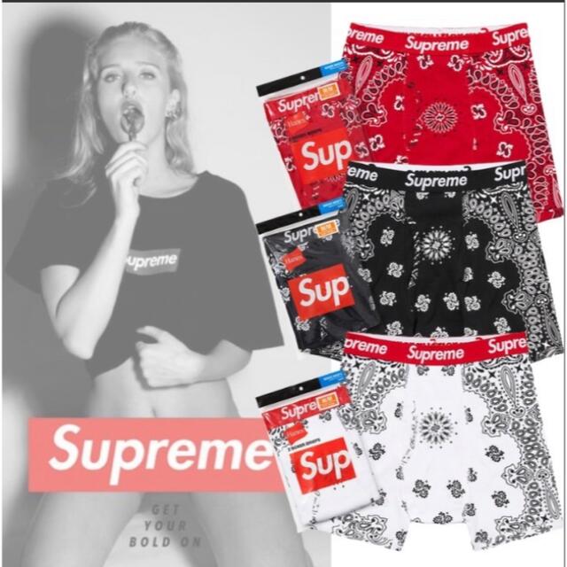 ✨新品❗️supreme ヘインズ　バンダナ　黒　S✨