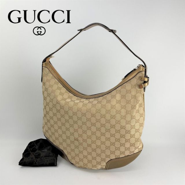 □GUCCI グッチ□GGキャンバス プリンシー リボン ワンショルダー