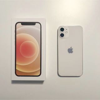 アップル(Apple)の【MAY様】アップル iPhone12 mini 128GB ホワイト SIM(スマートフォン本体)