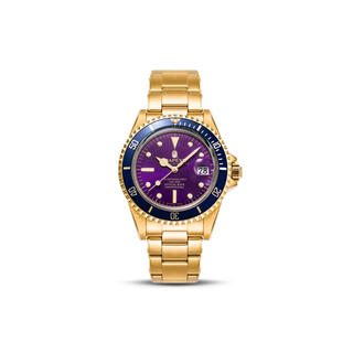 アベイシングエイプ(A BATHING APE)のCLASSIC TYPE 1 BAPEX PURPLE(腕時計(アナログ))