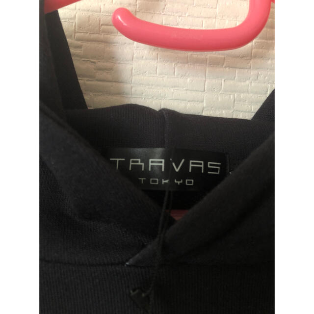 MILKBOY(ミルクボーイ)のTRAVAS TOKYO arm zip bear クマ ジップ パーカー 赤 レディースのトップス(パーカー)の商品写真