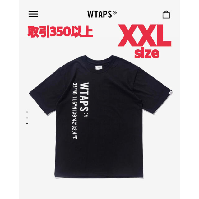 【在庫限り】 WTAPS 2022FW GPS SS SCREEN TEE BLACK XXL