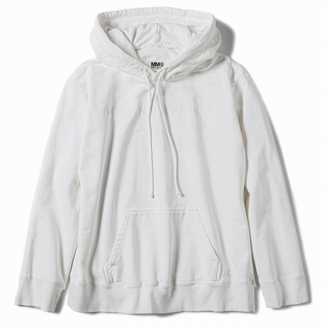 MM6 MAISON MARGIELA ロゴ パーカー フーディ 限定モデルや レディース