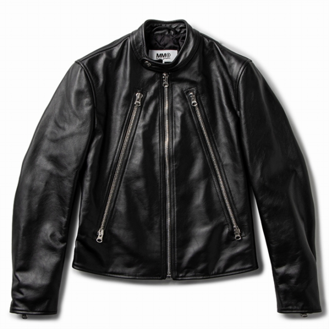 MM6 - MM6 MAISON MARGIELA レザージャケット 5ZIPの通販 by MM6 - MM6 MAISON MARGIELA レザージャケット 5ZIPの通販 by