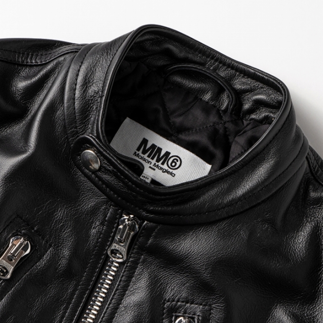 MM6 - MM6 MAISON MARGIELA レザージャケット 5ZIPの通販 by MM6 - MM6 MAISON MARGIELA レザージャケット 5ZIPの通販 by