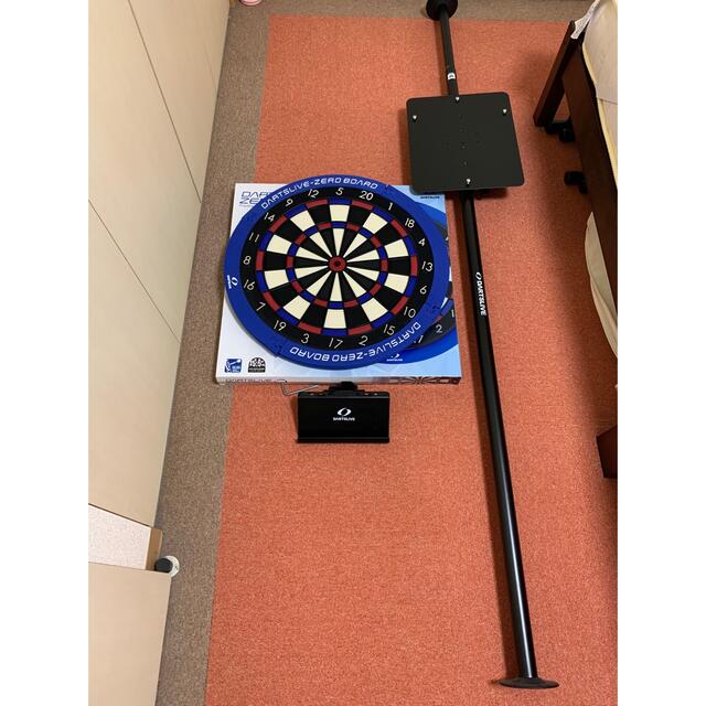 DARTSLIVEポールスタンドとゼロボードのセット