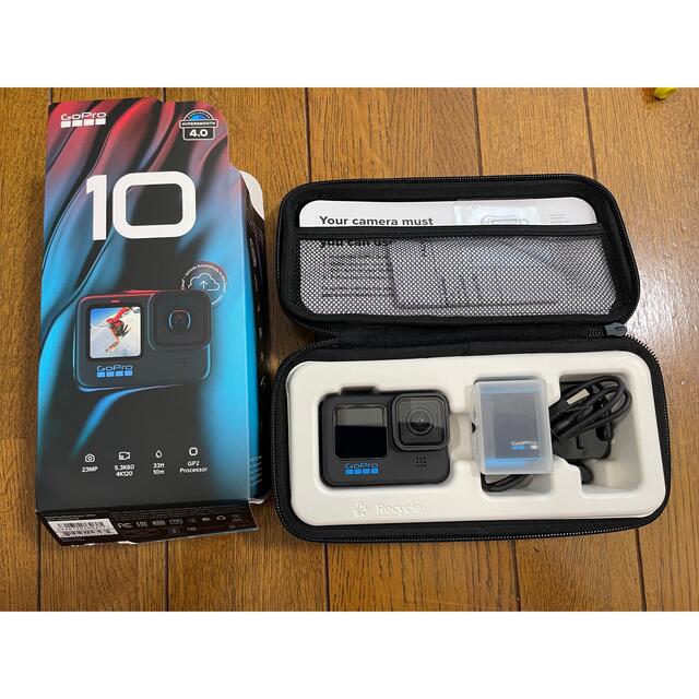 中古品情報 GoPro HERO10 Black マイクアダプター他セット スマホ/家電