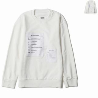 MM6 - MM6 MAISON MARGIELA スウェットシャツ ロゴトレーナーの通販 by ...