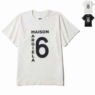 エムエムシックス(MM6)のMM6 MAISON MARGIELA Tシャツ 6 ナンバーロゴ(Tシャツ(半袖/袖なし))