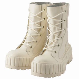 エムエムシックス(MM6)のMM6 MAISON MARGIELA レースアップ ブーツ バルカナイ(ブーツ)