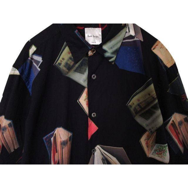 Paul Smith - Paul Smith ポールスミス 本 総柄シャツ ネイビー