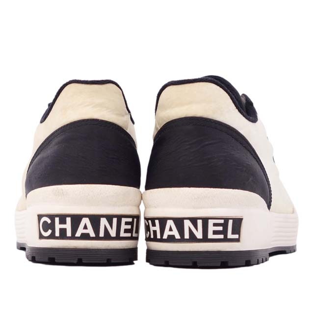 CHANEL(シャネル)のVintage シャネル スニーカー 98C ココマーク ロゴ 36 シューズ レディースの靴/シューズ(スニーカー)の商品写真