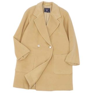 バーバリー(BURBERRY)のVintage バーバリー コート ウール アンゴラ ダブル 7AP ベージュ(その他)