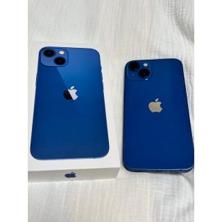 アップル(Apple)のiPhone13 128 GB Apple  simフリー　ブルー(スマートフォン本体)