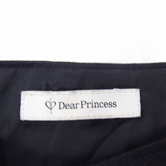 Dear Princess(ディアプリンセス)のディアプリンセス Dear princess タック フレア スカート ミニ 黒 レディースのスカート(ミニスカート)の商品写真