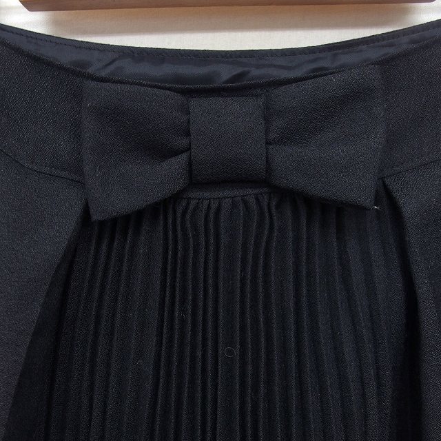 Dear Princess(ディアプリンセス)のディアプリンセス Dear princess タック フレア スカート ミニ 黒 レディースのスカート(ミニスカート)の商品写真