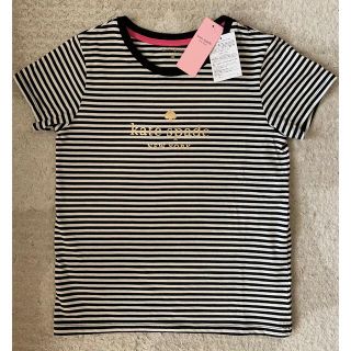 ケイトスペードニューヨーク(kate spade new york)の新品未使用 7480円 ケイトスペード ボーダー Tシャツ 160(Tシャツ/カットソー)