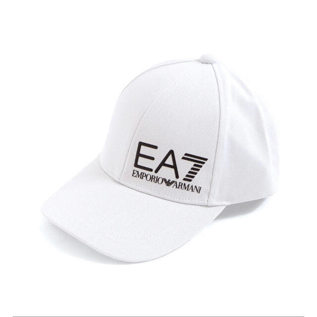 Emporio Armani(エンポリオアルマーニ)の新品未使用 エンポリオアルマーニ 帽子 キャップ ホワイト 白 メンズの帽子(キャップ)の商品写真