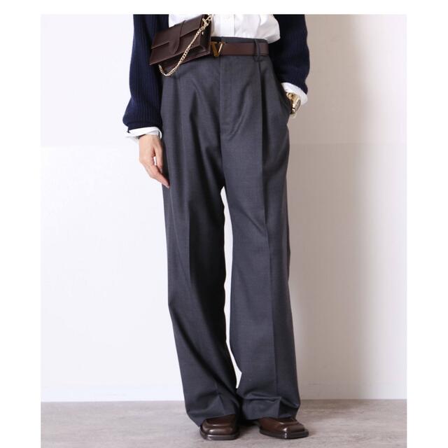 MUSE WOOL SERGE タックパンツ 36 | hartwellspremium.com