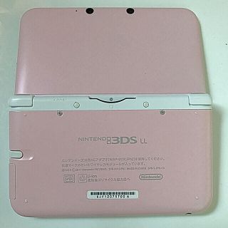 ニンテンドウ(任天堂)のNINTENDO 3DS LL 本体 ピンク×ホワイト(携帯用ゲーム機本体)