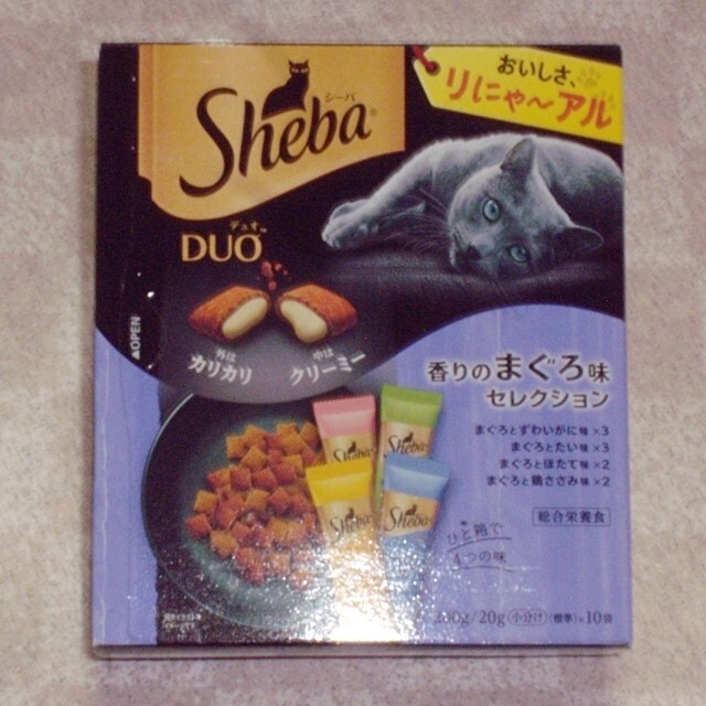 MARS(マース)のシーバ デュオ 香りのまぐろ味セレクション 20g×10袋 その他のペット用品(ペットフード)の商品写真