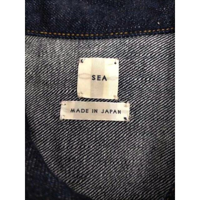 史上一番安い Sea New York フリルカラーデニムジャケット Gジャン