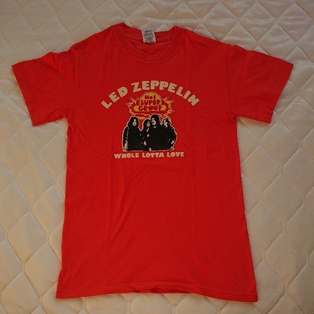 ZEPPELIN(ツェッペリン)の00s レッドツェッペリン バンドTシャツ コピーライト©️2004年 M&O メンズのトップス(Tシャツ/カットソー(半袖/袖なし))の商品写真