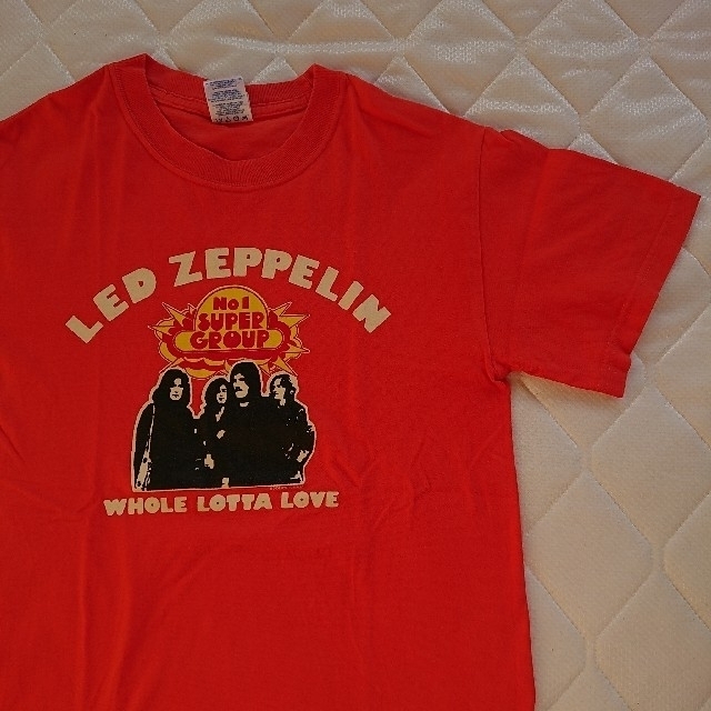 ZEPPELIN(ツェッペリン)の00s レッドツェッペリン バンドTシャツ コピーライト©️2004年 M&O メンズのトップス(Tシャツ/カットソー(半袖/袖なし))の商品写真
