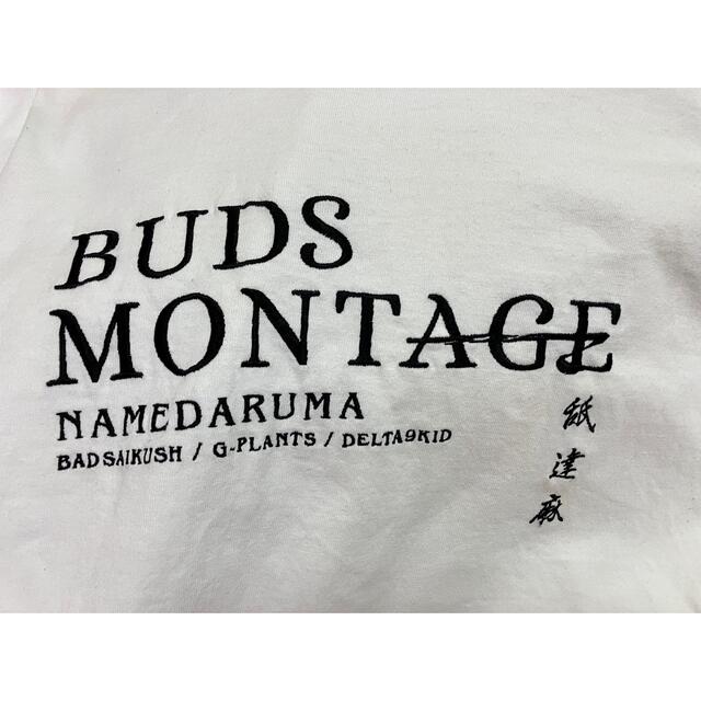 WACKO MARIA(ワコマリア)のBUDS MONTAGE 刺繍Tシャツ XXXL 白×黒　舐達麻 メンズのトップス(Tシャツ/カットソー(半袖/袖なし))の商品写真