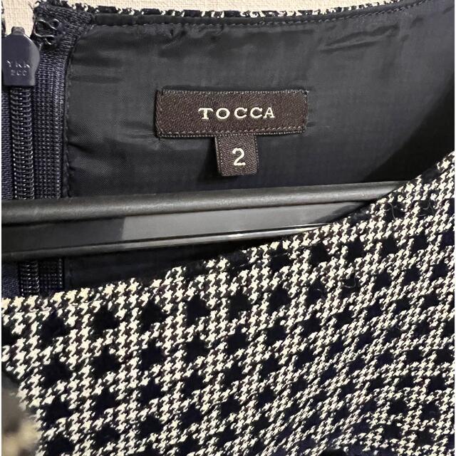 TOCCA(トッカ)のTOCCA トッカ 膝下ワンピース 千鳥格子柄 レディースのワンピース(ひざ丈ワンピース)の商品写真