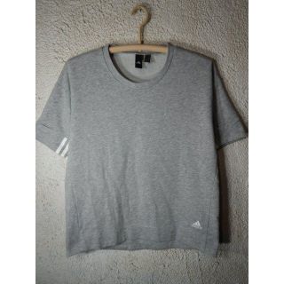 アディダス(adidas)の8089　adidas　アディダス　レディース　半袖　tシャツ　スウェット風(Tシャツ(半袖/袖なし))