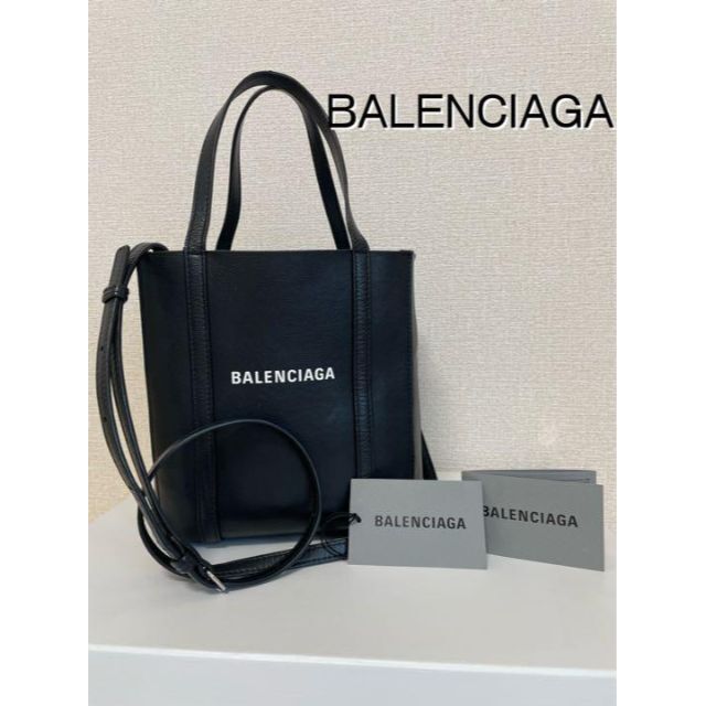 お買得！】 Balenciaga ブラック XXS エブリデイトートバッグ BALENCIAGA ハンドバッグ 